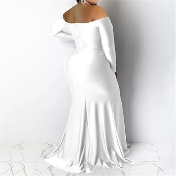 V*Y様 OAF/OF ALL FORM/WAIST CUT ZIP MAXI LALAGEN Womens Plus Size Long Sleeve Maxi Dress Casual V